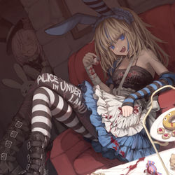 This is a pixiv picture whose title is 悪いアリスちゃん.