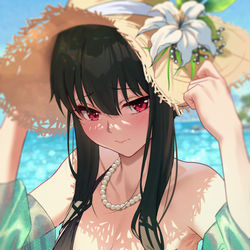 This is a pixiv picture whose title is 「ん恥ずかしい...」.