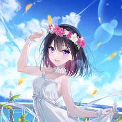 This is a pixiv picture whose title is AZKiさんお誕生日イラスト.