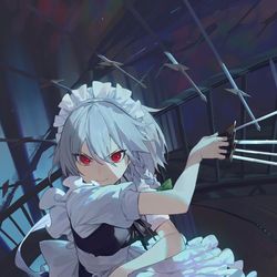 This is a pixiv picture whose title is 78日目,十六夜 咲夜.