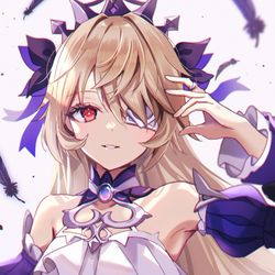 This is a pixiv picture whose title is 幽夜皇女💜.