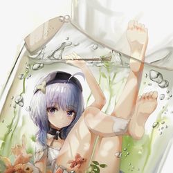 This is a pixiv picture whose title is 格蕾修 瓶中少女.