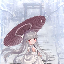 This is a pixiv picture whose title is 白い雪.