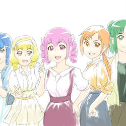 This is a pixiv picture whose title is ズッ友.