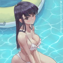 This is a pixiv picture whose title is 古見硝子/ Shouko Komi.