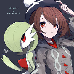 This is a pixiv picture whose title is Pokémon-小优x沙奈朵.