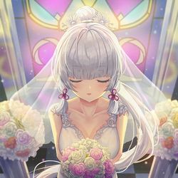 This is a pixiv picture whose title is 神里綾華.