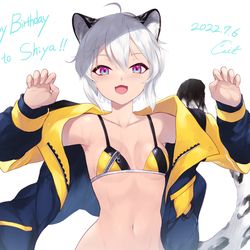 This is a pixiv picture whose title is Happy Birthday to Shiya!🎉.