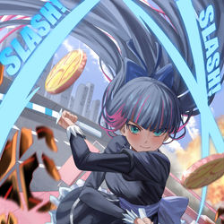 This is a pixiv picture whose title is 70日目,Stocking.