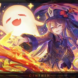 This is a pixiv picture whose title is 【GenShin】抽我的打折券啦!.