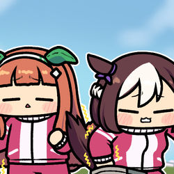 This is a pixiv picture whose title is ウマ娘.