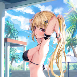 This is a pixiv picture whose title is 水着.