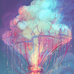 This is a pixiv picture whose title is Powered By Firefox.