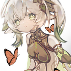 This is a pixiv picture whose title is 草神.