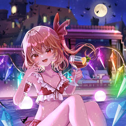 This is a pixiv picture whose title is ナイトプールフランちゃん.