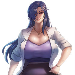 This is a pixiv picture whose title is 紐緒結奈.