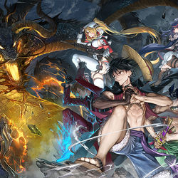 This is a pixiv picture whose title is 荒野行動.