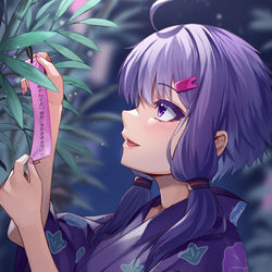 This is a pixiv picture whose title is 七夕2022ゆかりさんと…🎋.