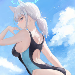 This is a pixiv picture whose title is シロコ.