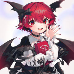 This is a pixiv picture whose title is 短髪×透明小悪魔.