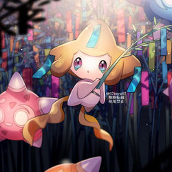 This is a pixiv picture whose title is たくさんの願いを抱いて.
