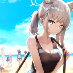 This is a pixiv picture whose title is シロコ.