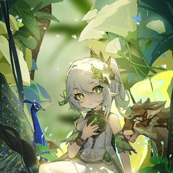 This is a pixiv picture whose title is 小吉祥草王.