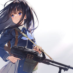 This is a pixiv picture whose title is リコリス・リコイル.