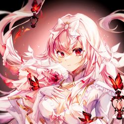 This is a pixiv picture whose title is ❤️🦋✨.