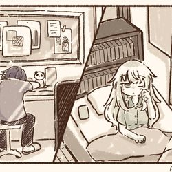 This is a pixiv picture whose title is 【類寧々】おはようからおやすみまで.