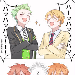 This is a pixiv picture whose title is ※クロスオーバー.