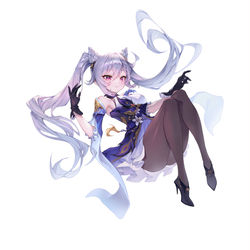 This is a pixiv picture whose title is 刻晴.