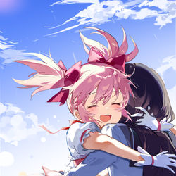 This is a pixiv picture whose title is まどか.