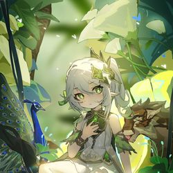 This is a pixiv picture whose title is 小吉祥草王.