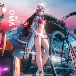 This is a pixiv picture whose title is 泳装屑女人.