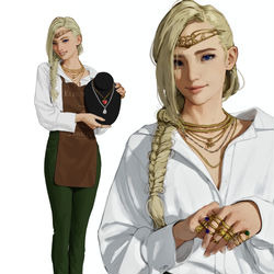 This is a pixiv picture whose title is Queen marika.