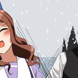 This is a pixiv picture whose title is 幸せの羊羹.