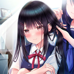 This is a pixiv picture whose title is 君の隣にいれるのなら、ずっとこのままで.