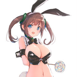 This is a pixiv picture whose title is こぼれそうなバニー.