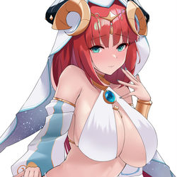 This is a pixiv picture whose title is 妮露.