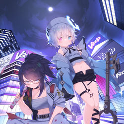 This is a pixiv picture whose title is 【仕事絵】VShojo NEXT.