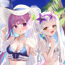This is a pixiv picture whose title is あくしお水着.