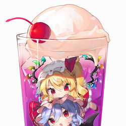 This is a pixiv picture whose title is レミフラクリームソーダ.
