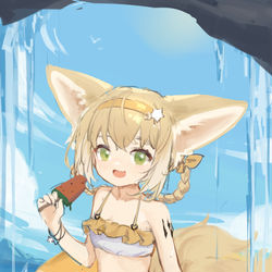 This is a pixiv picture whose title is 7月 铃兰.