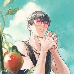 This is a pixiv picture whose title is 夏.