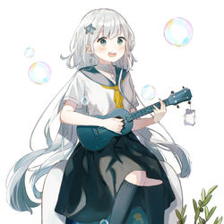 This is a pixiv picture whose title is ウクレレ.