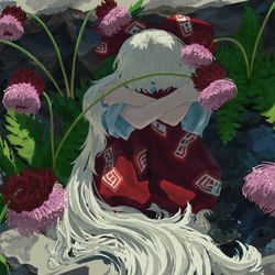 This is a pixiv picture whose title is あさみ憂う.
