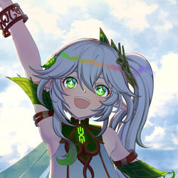 This is a pixiv picture whose title is 希望草神會是活潑的小蘿莉.