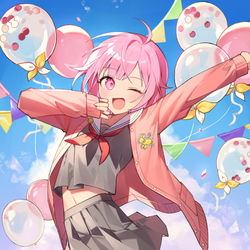This is a pixiv picture whose title is 鳳えむ.
