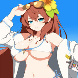 This is a pixiv picture whose title is 海辺の科学者ソヒ.